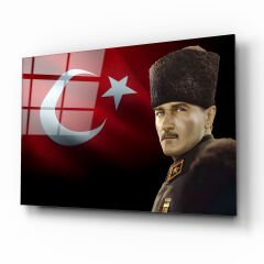 Atatürk Cam Tablo Özel Tasarım Ofis, Mutfak Çocuk Odası, Salon Dekorasyon