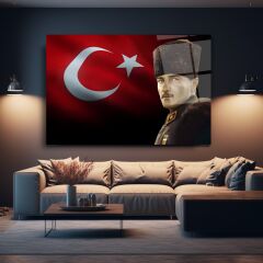 Atatürk Cam Tablo Özel Tasarım Ofis, Mutfak Çocuk Odası, Salon Dekorasyon