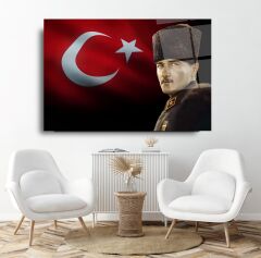 Atatürk Cam Tablo Özel Tasarım Ofis, Mutfak Çocuk Odası, Salon Dekorasyon