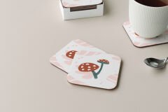 Dekoratif Bardak Altlığı Minimal Desen 86