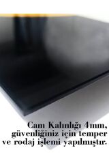 Kartal 4 Hayvan Cam Tablo