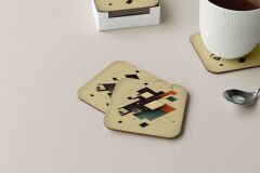 Dekoratif Bardak Altlığı Minimal Desen 96