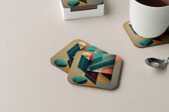 Dekoratif Bardak Altlığı Minimal Desen 99