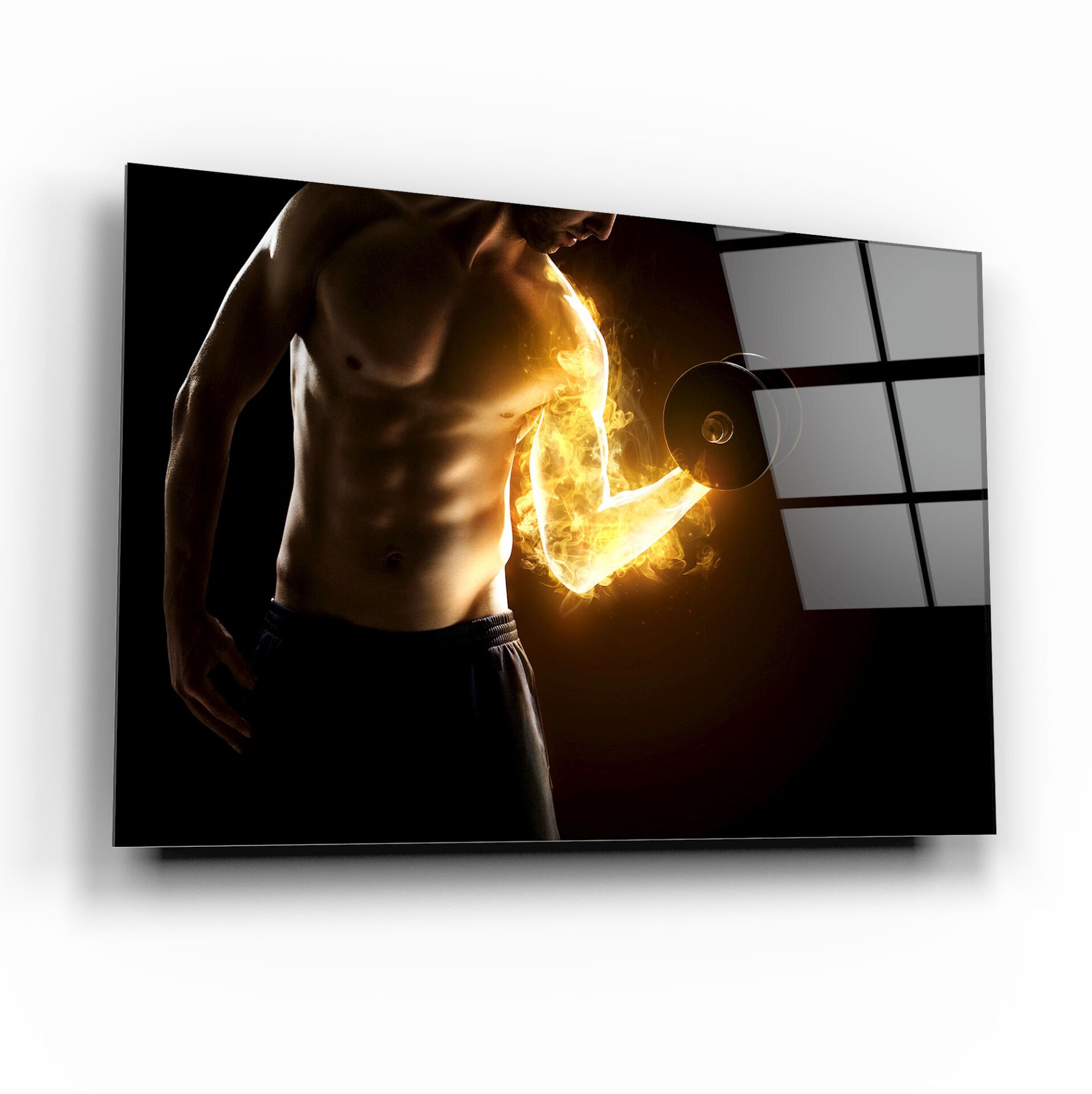 Fitness Cam Tablo Özel Tasarım Ofis, Mutfak Çocuk Odası, Salon Dekorasyon