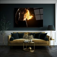 Fitness Cam Tablo Özel Tasarım Ofis, Mutfak Çocuk Odası, Salon Dekorasyon