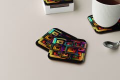 Dekoratif Bardak Altlığı Minimal Desen 107