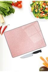 Tozpembe Cam Kesme Tahtası 25 x 35 cm