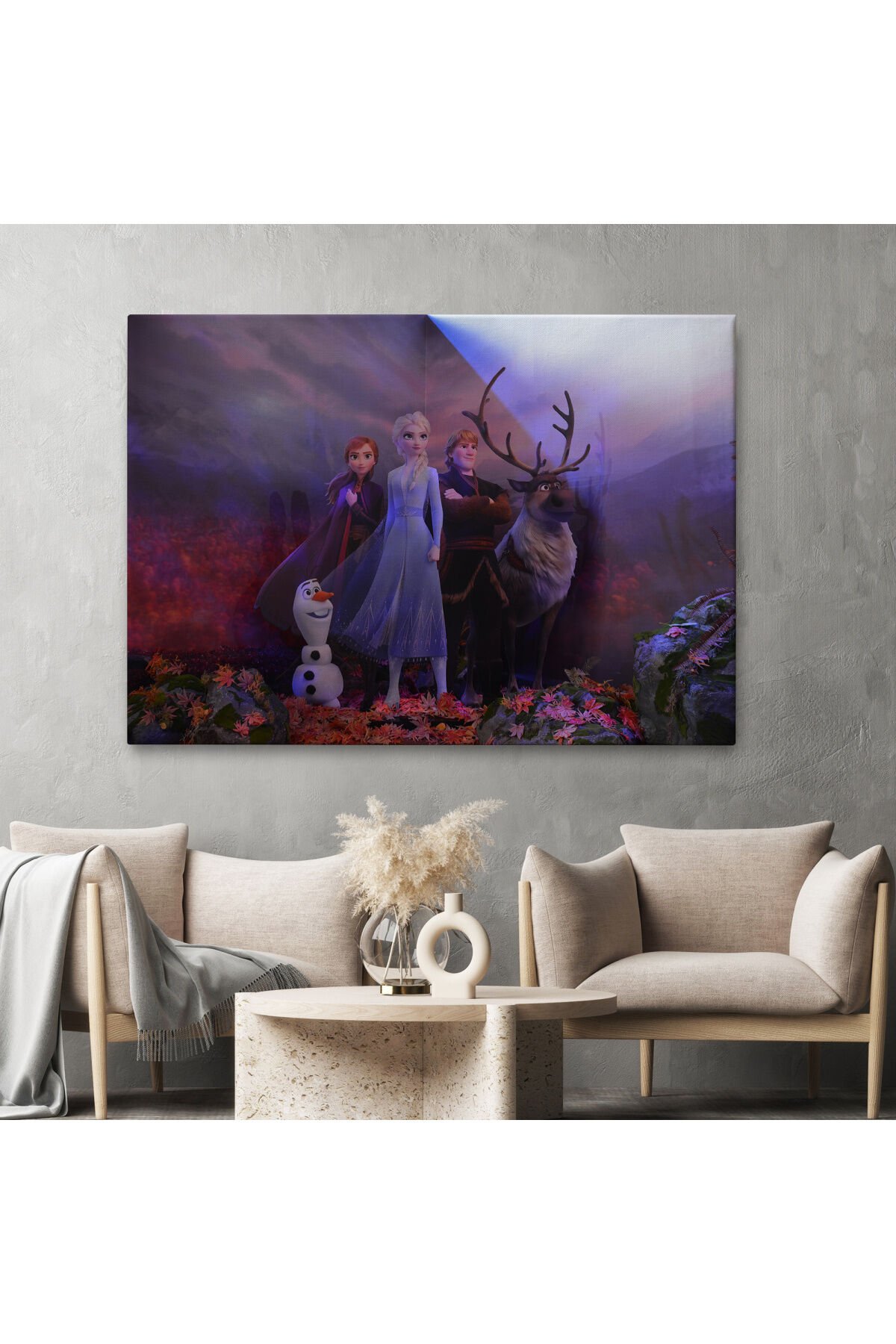 Disney Animation Frozen 2 Karakterleri Dekoratif Tablo-3685
