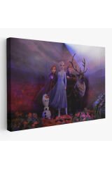Disney Animation Frozen 2 Karakterleri Dekoratif Tablo-3685