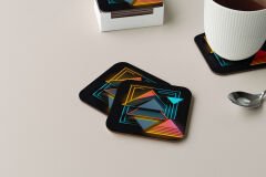 Dekoratif Bardak Altlığı Minimal Desen 114