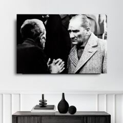 Atatürk ve Köylü Cam Tablo Özel Tasarım Ofis, Mutfak Çocuk Odası, Salon Dekorasyon