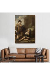 Bartolomé Esteban Murillo'nun Argolla Oyununa Davet Tablosu-6290