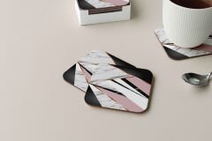 Dekoratif Bardak Altlığı Minimal Desen 140