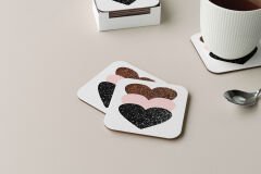 Dekoratif Bardak Altlığı Minimal Desen 141