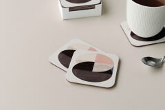 Dekoratif Bardak Altlığı Minimal Desen 142
