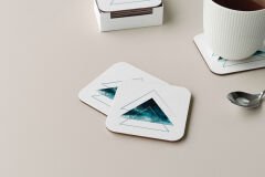 Dekoratif Bardak Altlığı Minimal Desen 155