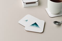Dekoratif Bardak Altlığı Minimal Desen 156