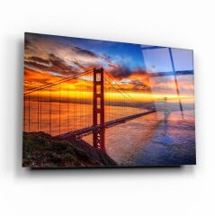 Köprü Cam Tablo Özel Tasarım Ofis, Mutfak Çocuk Odası, Salon Dekorasyon