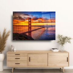 Köprü Cam Tablo Özel Tasarım Ofis, Mutfak Çocuk Odası, Salon Dekorasyon
