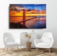 Köprü Cam Tablo Özel Tasarım Ofis, Mutfak Çocuk Odası, Salon Dekorasyon