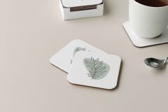 Dekoratif Bardak Altlığı Minimal Desen 162