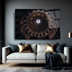 Kubbe Cam Tablo Özel Tasarım Ofis, Mutfak Çocuk Odası, Salon Dekorasyon