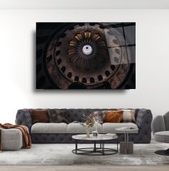 Kubbe Cam Tablo Özel Tasarım Ofis, Mutfak Çocuk Odası, Salon Dekorasyon