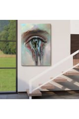 Gözü Akan Kadın Dekoratif Tablo-6333