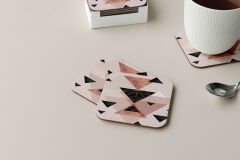 Dekoratif Bardak Altlığı Minimal Desen 168