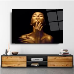 Kadın Cam Tablo Özel Tasarım Ofis, Mutfak Çocuk Odası, Salon Dekorasyon