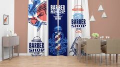 3D Baskılı Fon Perde 229 - 280 x 240