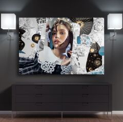 Kadın Cam Tablo Özel Tasarım Ofis, Mutfak Çocuk Odası, Salon Dekorasyon