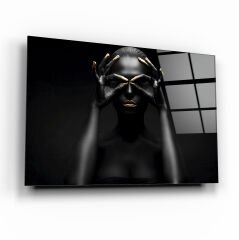 Kadın Cam Tablo Özel Tasarım Ofis, Mutfak Çocuk Odası, Salon Dekorasyon