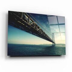 Köprü Cam Tablo Özel Tasarım Ofis, Mutfak Çocuk Odası, Salon Dekorasyon