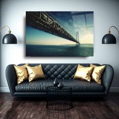 Köprü Cam Tablo Özel Tasarım Ofis, Mutfak Çocuk Odası, Salon Dekorasyon