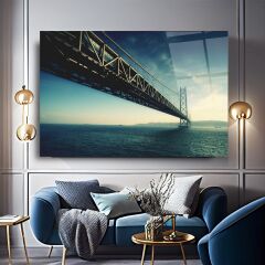 Köprü Cam Tablo Özel Tasarım Ofis, Mutfak Çocuk Odası, Salon Dekorasyon