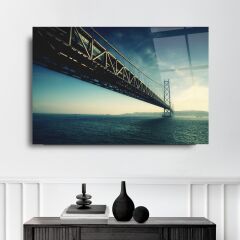 Köprü Cam Tablo Özel Tasarım Ofis, Mutfak Çocuk Odası, Salon Dekorasyon