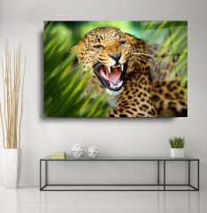 Leopar Cam Tablo Özel Tasarım Ofis, Mutfak Çocuk Odası, Salon Dekorasyon