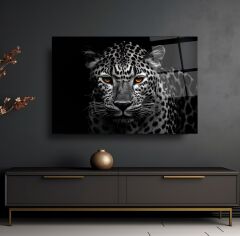 Leopar Cam Tablo Özel Tasarım Ofis, Mutfak Çocuk Odası, Salon Dekorasyon