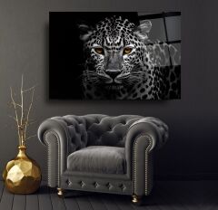 Leopar Cam Tablo Özel Tasarım Ofis, Mutfak Çocuk Odası, Salon Dekorasyon