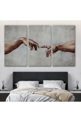 Ademin Yaratılışı Michelangelo Kanvas Tablo-3753
