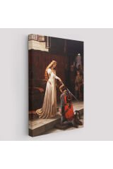 The Accolade - Edmund Blair Leighton Şövalyenin Kraliçeye Sadakat Tablosu-6364