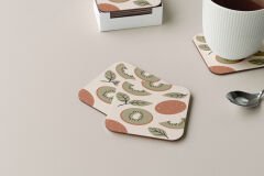 Dekoratif Bardak Altlığı Minimal Desen 196