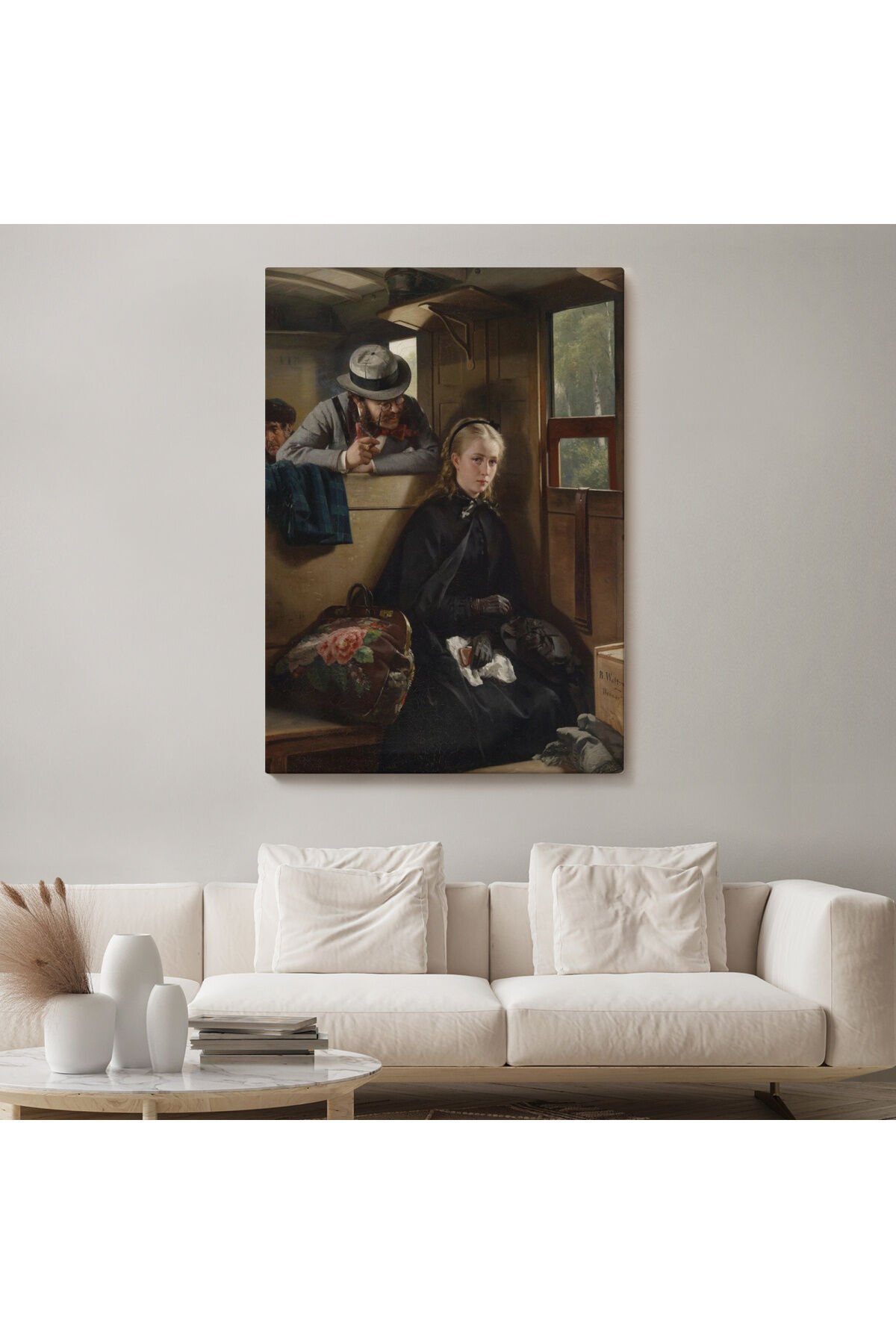 Berthold Woltzeien'in Taciz Eden Adam Tablosu-6365