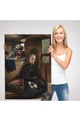 Berthold Woltzeien'in Taciz Eden Adam Tablosu-6365