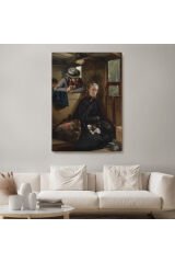 Berthold Woltzeien'in Taciz Eden Adam Tablosu-6365